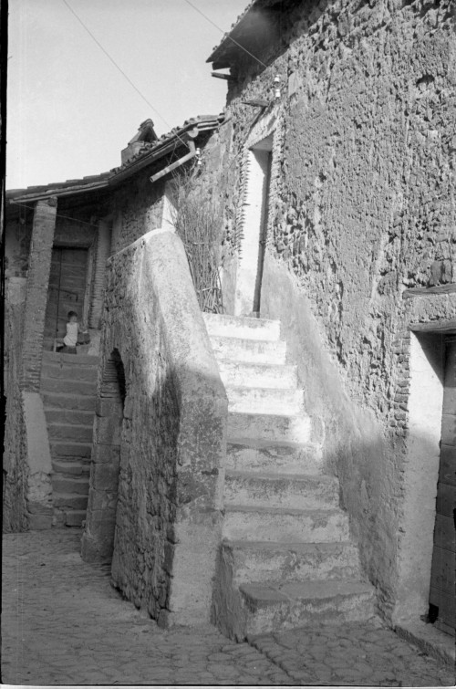 Scala esterna in pietra